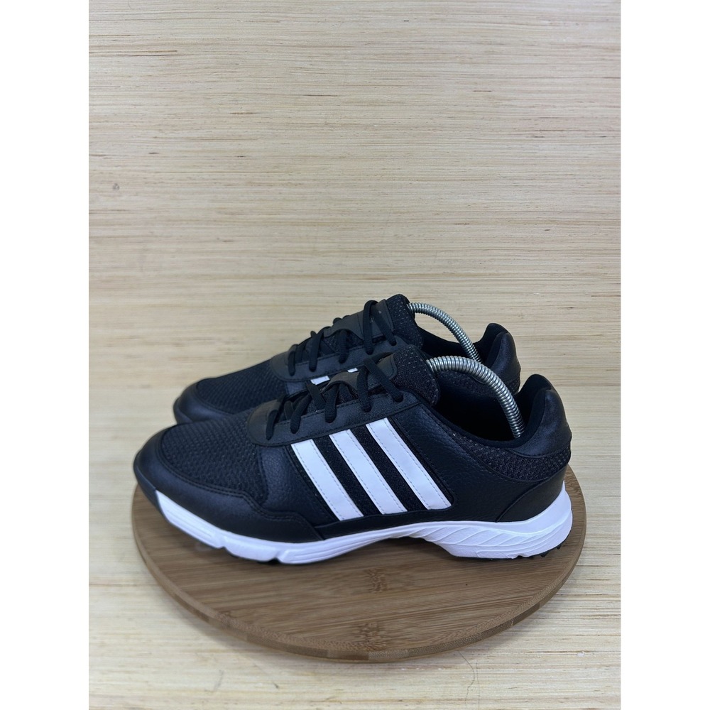 Adidas Tech Response 2.0 Black White Golf Shoes Mens Size 8.5 F33553